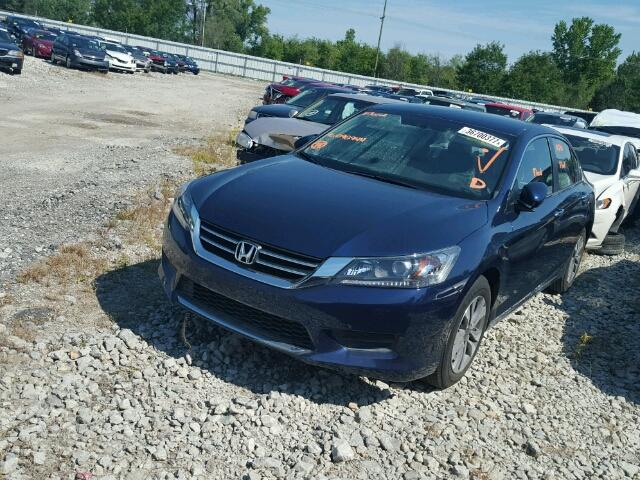 1HGCR2F32FA092944 - 2015 HONDA ACCORD LX BLUE photo 2