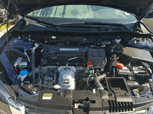 1HGCR2F32FA092944 - 2015 HONDA ACCORD LX BLUE photo 7