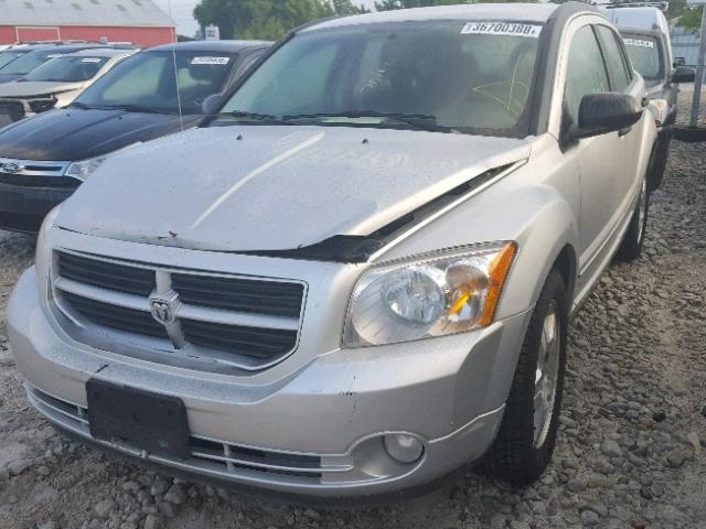 1B3HB48B78D596479 - 2008 DODGE CALIBER SX SILVER photo 2