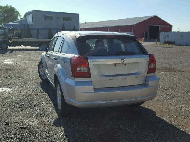 1B3HB48B78D596479 - 2008 DODGE CALIBER SX SILVER photo 3