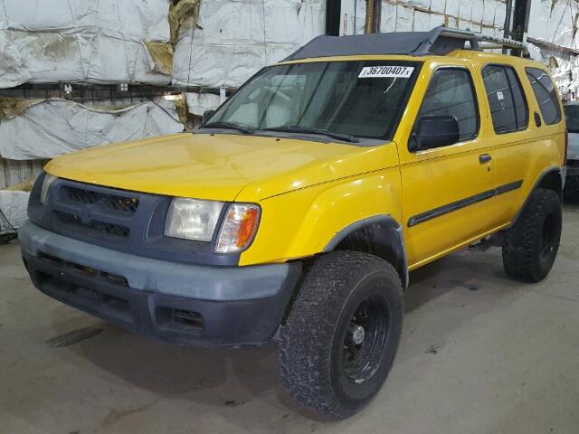 5N1ED28Y81C551711 - 2001 NISSAN XTERRA XE/ YELLOW photo 2