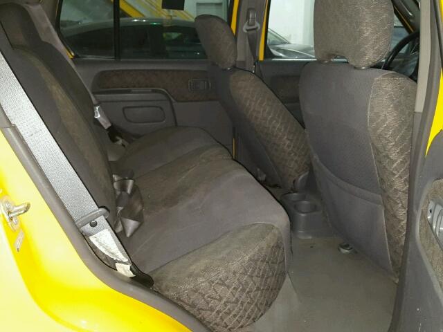 5N1ED28Y81C551711 - 2001 NISSAN XTERRA XE/ YELLOW photo 6