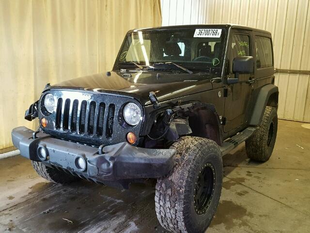 1C4AJWAG5DL570399 - 2013 JEEP WRANGLER S BLACK photo 2