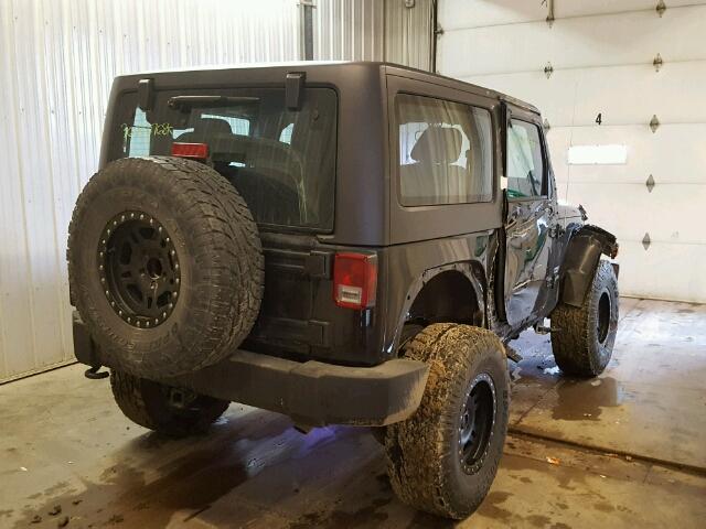 1C4AJWAG5DL570399 - 2013 JEEP WRANGLER S BLACK photo 4