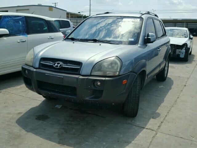 KM8JN12D65U056175 - 2005 HYUNDAI TUCSON GLS BLUE photo 2