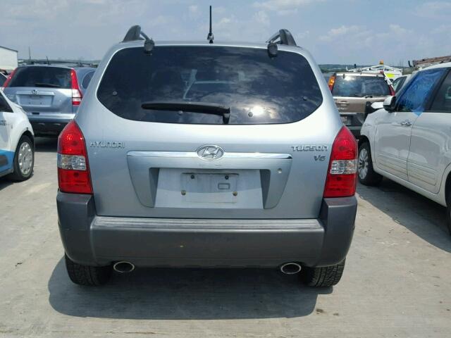 KM8JN12D65U056175 - 2005 HYUNDAI TUCSON GLS BLUE photo 9