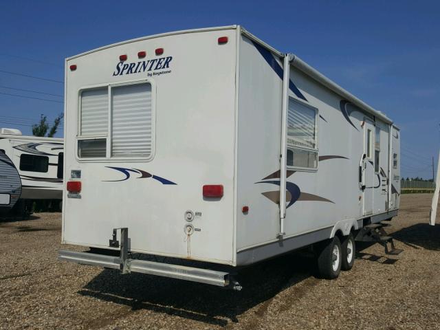 4YDT300294A216528 - 2004 KEYSTONE SPRINTER WHITE photo 4