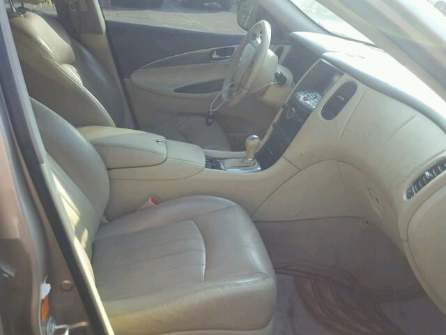 JNKAJ09E88M301117 - 2008 INFINITI EX35 BASE GOLD photo 5