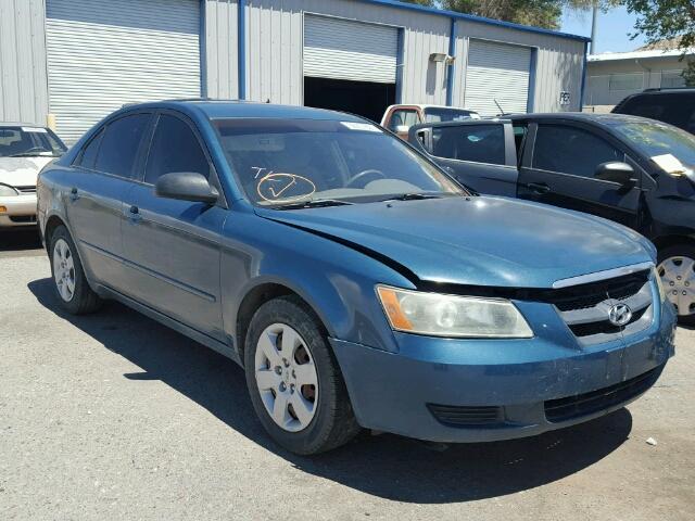 5NPET46C86H140718 - 2006 HYUNDAI SONATA GL BLUE photo 1