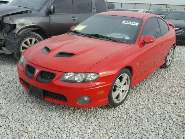 6G2VX12G74L234794 - 2004 PONTIAC GTO RED photo 2