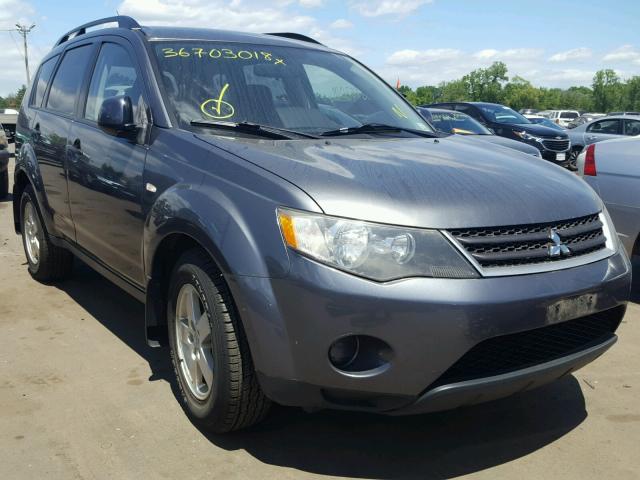 JA4MT31X17U002052 - 2007 MITSUBISHI OUTLANDER GRAY photo 1