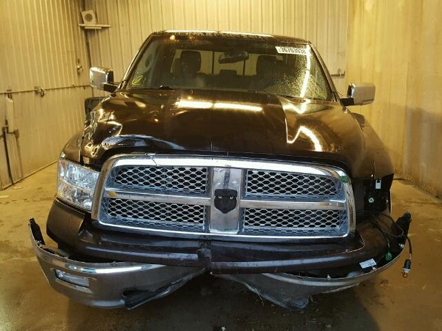 1D7RV1CT1BS510360 - 2011 DODGE RAM 1500 BROWN photo 9