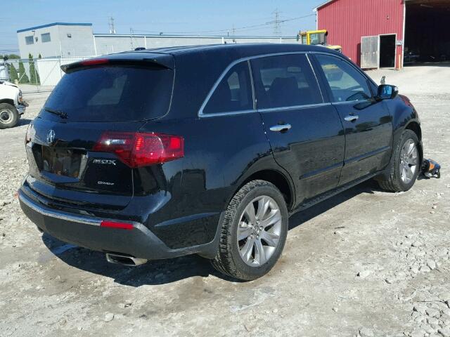 2HNYD2H66CH501335 - 2012 ACURA MDX ADVANC BLACK photo 4