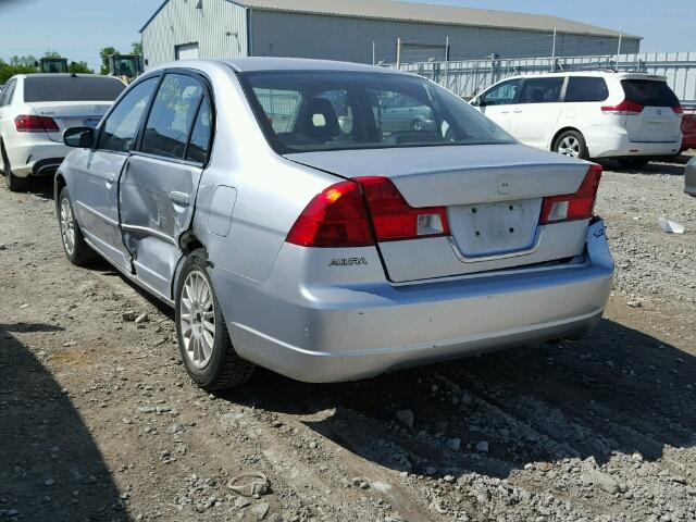 2HHES36882H005652 - 2002 ACURA 1.7EL PREM SILVER photo 3