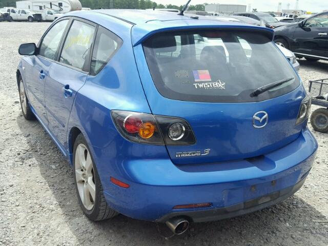 JM1BK143561522543 - 2006 MAZDA 3 HATCHBAC BLUE photo 3