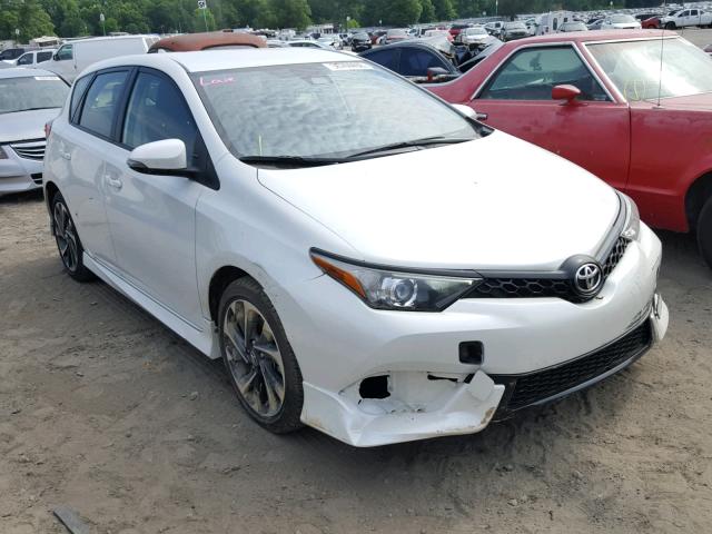 JTNKARJEXHJ533849 - 2017 TOYOTA COROLLA IM WHITE photo 1