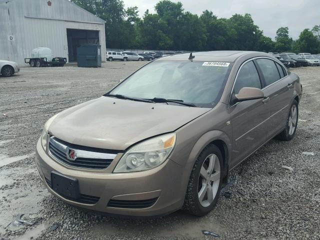 1G8ZS57N57F291533 - 2007 SATURN AURA XE BROWN photo 2