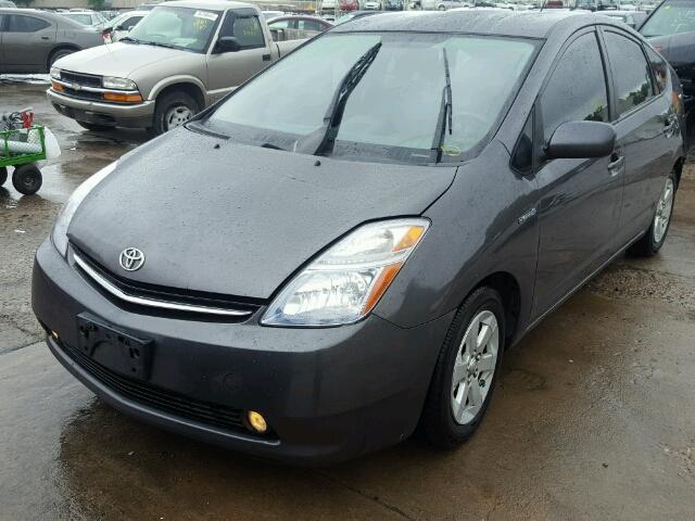 JTDKB20U683299067 - 2008 TOYOTA PRIUS GRAY photo 2