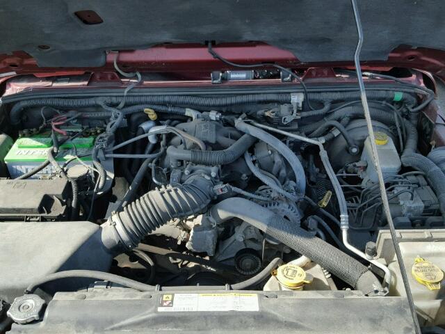 1J8GA59167L206493 - 2007 JEEP WRANGLER S RED photo 7