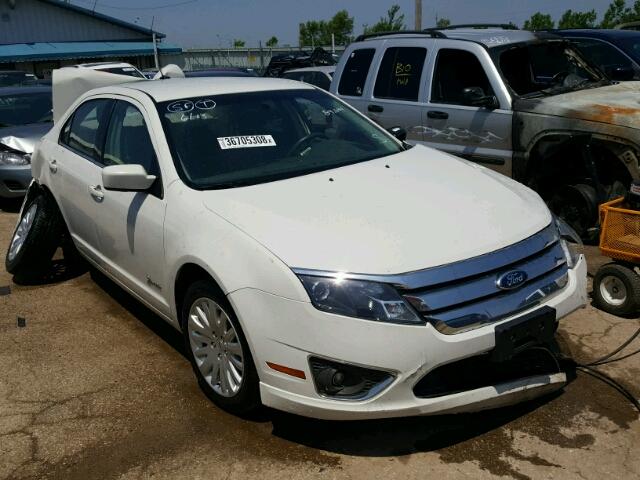 3FADP0L34CR191340 - 2012 FORD FUSION HYB WHITE photo 1