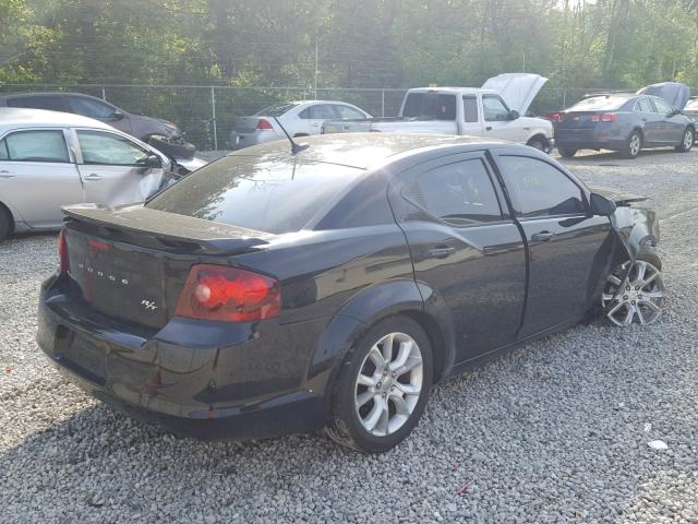 1C3CDZBG2CN280791 - 2012 DODGE AVENGER R/ BLACK photo 4