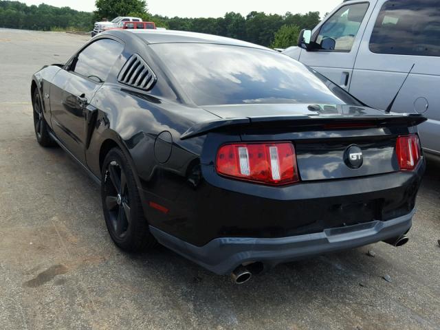 1ZVBP8CF7C5204737 - 2012 FORD MUSTANG GT BLACK photo 3