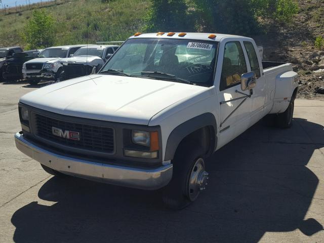 1GTHK39N8SE506582 - 1995 GMC SIERRA K35 WHITE photo 2