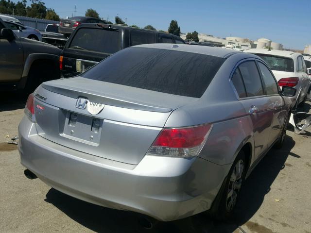 1HGCP368X9A023088 - 2009 HONDA ACCORD EXL SILVER photo 4