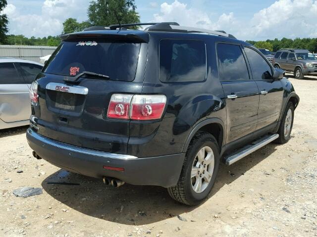 1GKKRPED9CJ230089 - 2012 GMC ACADIA SLE BLACK photo 4