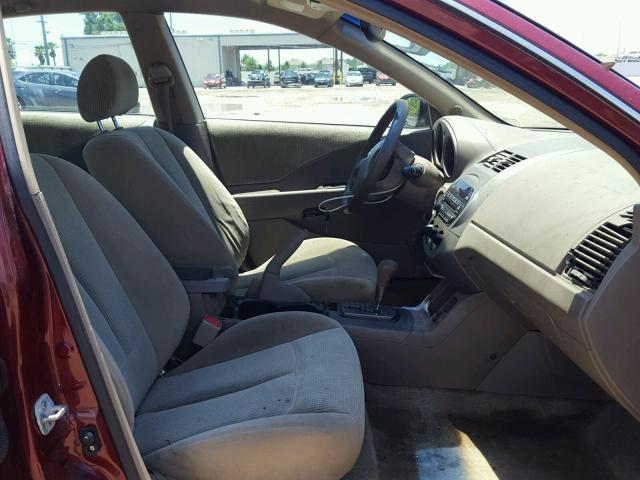 1N4AL11D52C706441 - 2002 NISSAN ALTIMA BAS BURGUNDY photo 5