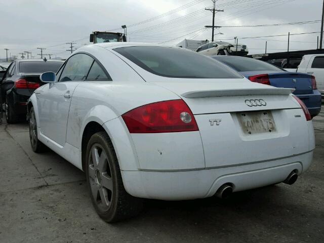 TRUWT28N621013836 - 2002 AUDI TT QUATTRO WHITE photo 3