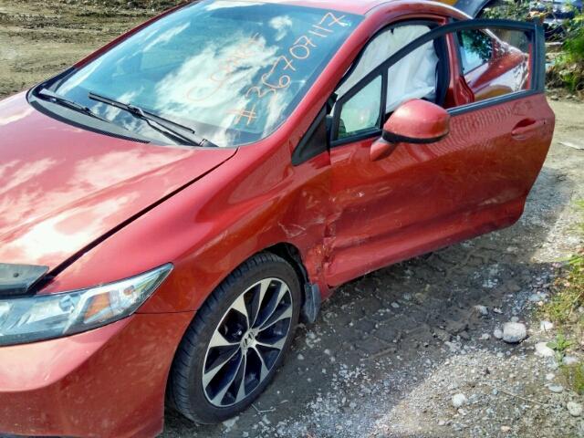 2HGFG4A55DH100623 - 2013 HONDA CIVIC SI RED photo 10