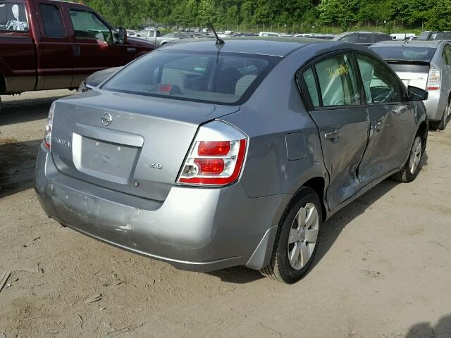 3N1AB61E47L710207 - 2007 NISSAN SENTRA 2.0 GRAY photo 4