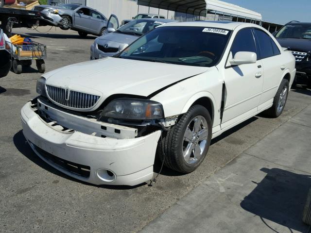 1LNHM87A86Y637664 - 2006 LINCOLN LS WHITE photo 2