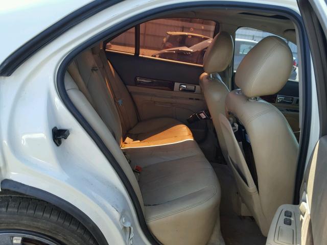 1LNHM87A86Y637664 - 2006 LINCOLN LS WHITE photo 6