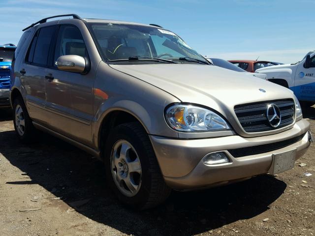 4JGAB57E04A496300 - 2004 MERCEDES-BENZ ML 350 TAN photo 1