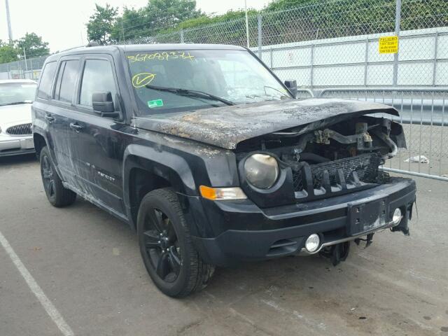 1C4NJRFB2CD689441 - 2012 JEEP PATRIOT BLACK photo 1