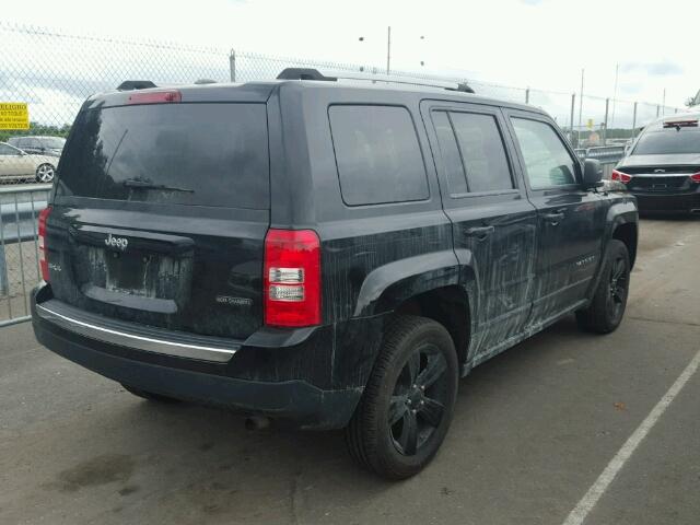 1C4NJRFB2CD689441 - 2012 JEEP PATRIOT BLACK photo 4