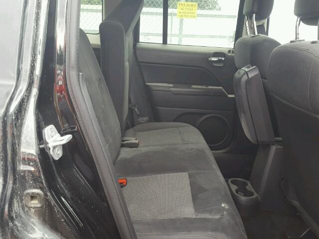 1C4NJRFB2CD689441 - 2012 JEEP PATRIOT BLACK photo 6