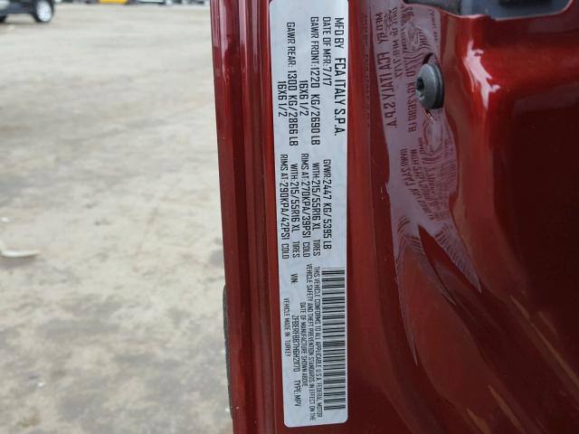 ZFBERFBB7H6H21170 - 2017 RAM PROMASTER 栗色 照片 10