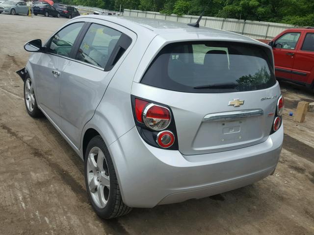 1G1JE6SB9D4199760 - 2013 CHEVROLET SONIC LTZ SILVER photo 3