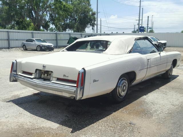 6L67S6Q208196 - 1976 CADILLAC EL DORADO BROWN photo 4