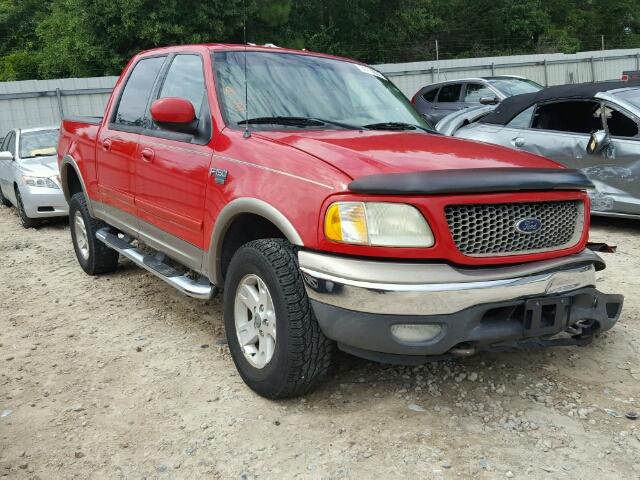 1FTRW08L92KD73324 - 2002 FORD F150 SUPER RED photo 1