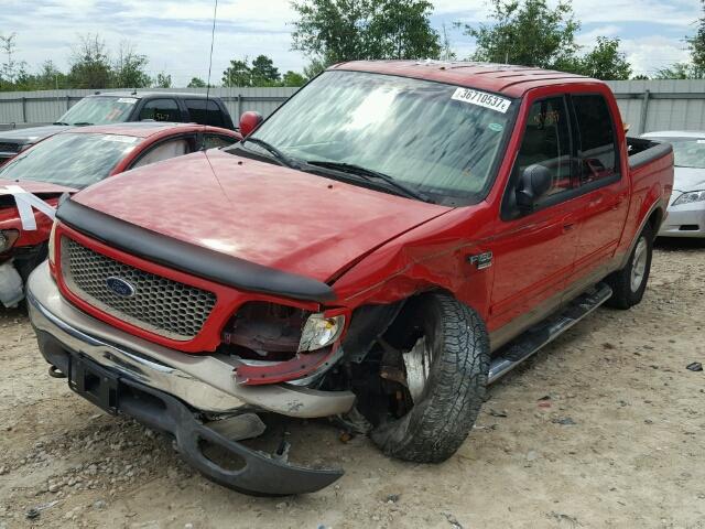 1FTRW08L92KD73324 - 2002 FORD F150 SUPER RED photo 2