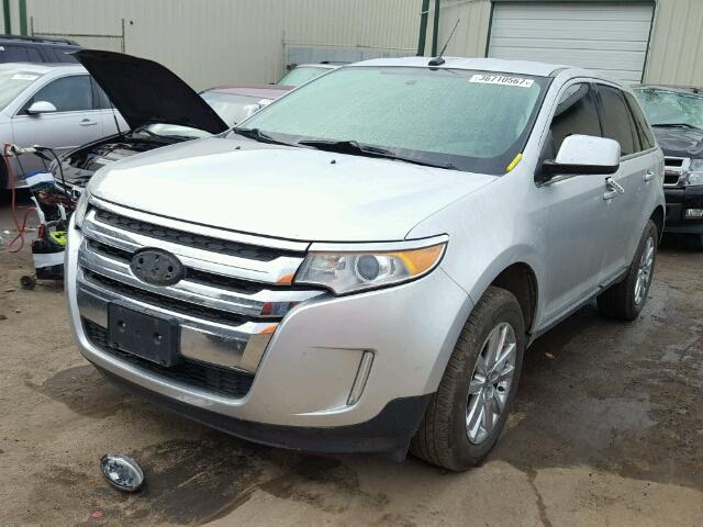 2FMDK3KC7BBA09313 - 2011 FORD EDGE SILVER photo 2