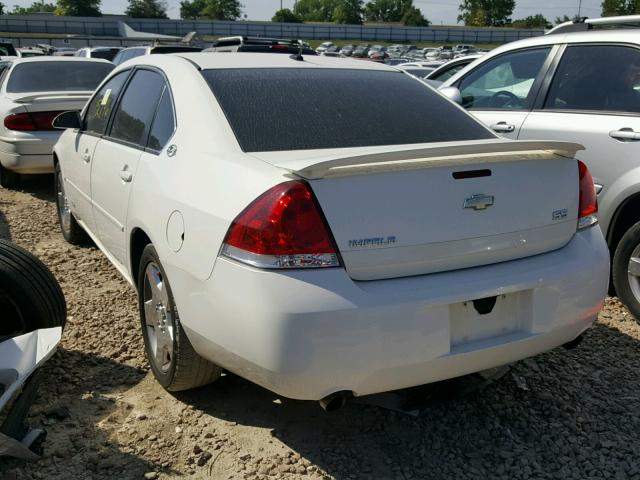 2G1WD58C789181392 - 2008 CHEVROLET IMPALA SUP 白色 照片 3