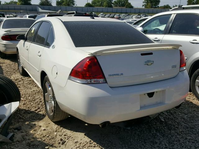 2G1WD58C789181392 - 2008 CHEVROLET IMPALA SUP WHITE photo 3