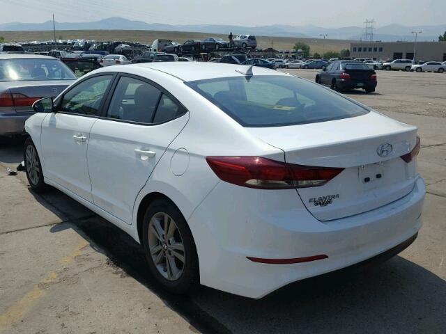 5NPD84LF7HH123844 - 2017 HYUNDAI ELANTRA SE WHITE photo 3