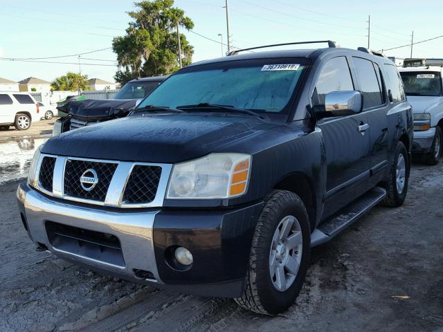 5N1AA08B64N712041 - 2004 NISSAN ARMADA SE BLACK photo 2