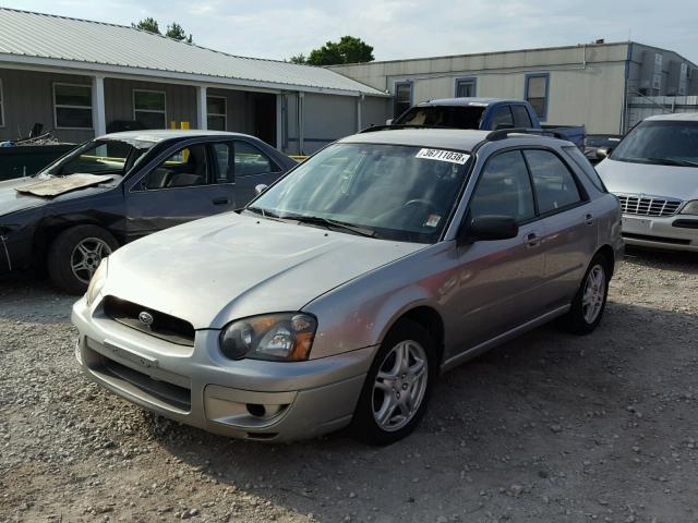 1F1GG67555G812560 - 2005 SUBARU IMPREZA RS GRAY photo 2